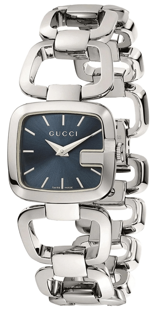 Gucci G Gucci Blue Dial Silver Steel Strap Watch For Women - YA125405 Buy Now By Gucci
