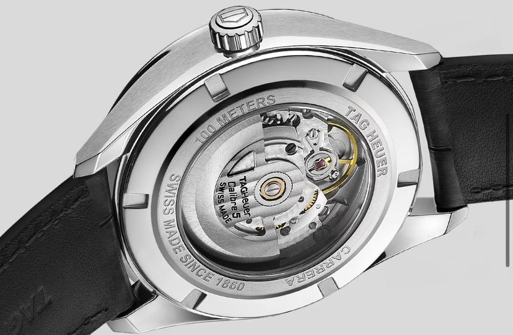 Tag Heuer Carrera Day Date Black Dial Black Leather Strap Watch for Men - WBN2013.FC6503 Buy Now By Tag Heuer