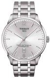 Tissot Chemin Des Tourelles Powermatic 80 Silver Dial Silver Steel Strap Watch For Men - T099.407.11.037.00