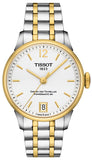 Tissot Chemin Des Tourelles Powermatic 80 Lady Silver Dial Two Tone Steel Strap Watch For Women - T099.207.22.037.00