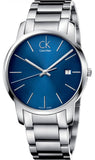 Calvin Klein City Blue Dial Silver Steel Strap Watch for Men - K2G2G14N Buy Now By Calvin Klein