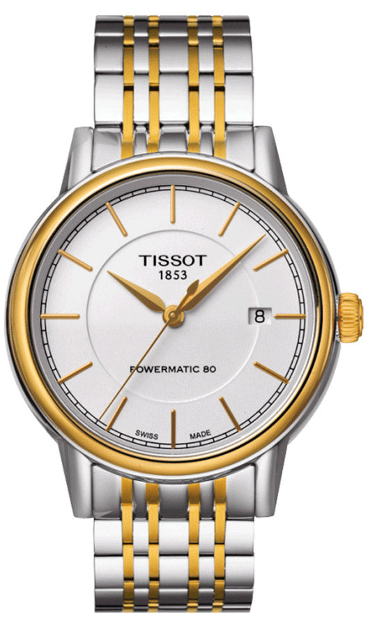Tissot T Classic Carson Automatic White Dial Two Tone Steel Strap Watch for Men - T085.407.22.011.00 Buy Now By Tissot