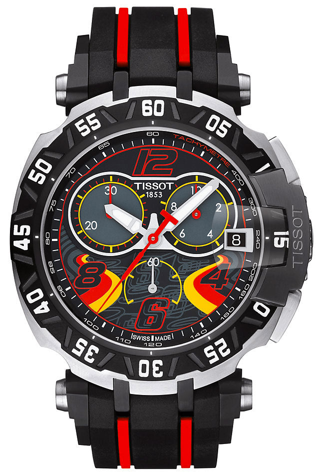 Tissot T Race Chronograph Stefan Bradl Special Edition Black Dial Black Rubber Strap Watch for Men - T092.417.27.057.02 Buy Now By Tissot