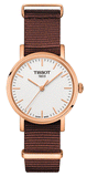 Tissot Everytime Desire White Dial Maroon NATO Strap Watch for Women - T109.210.37.031.00 Buy Now By Tissot