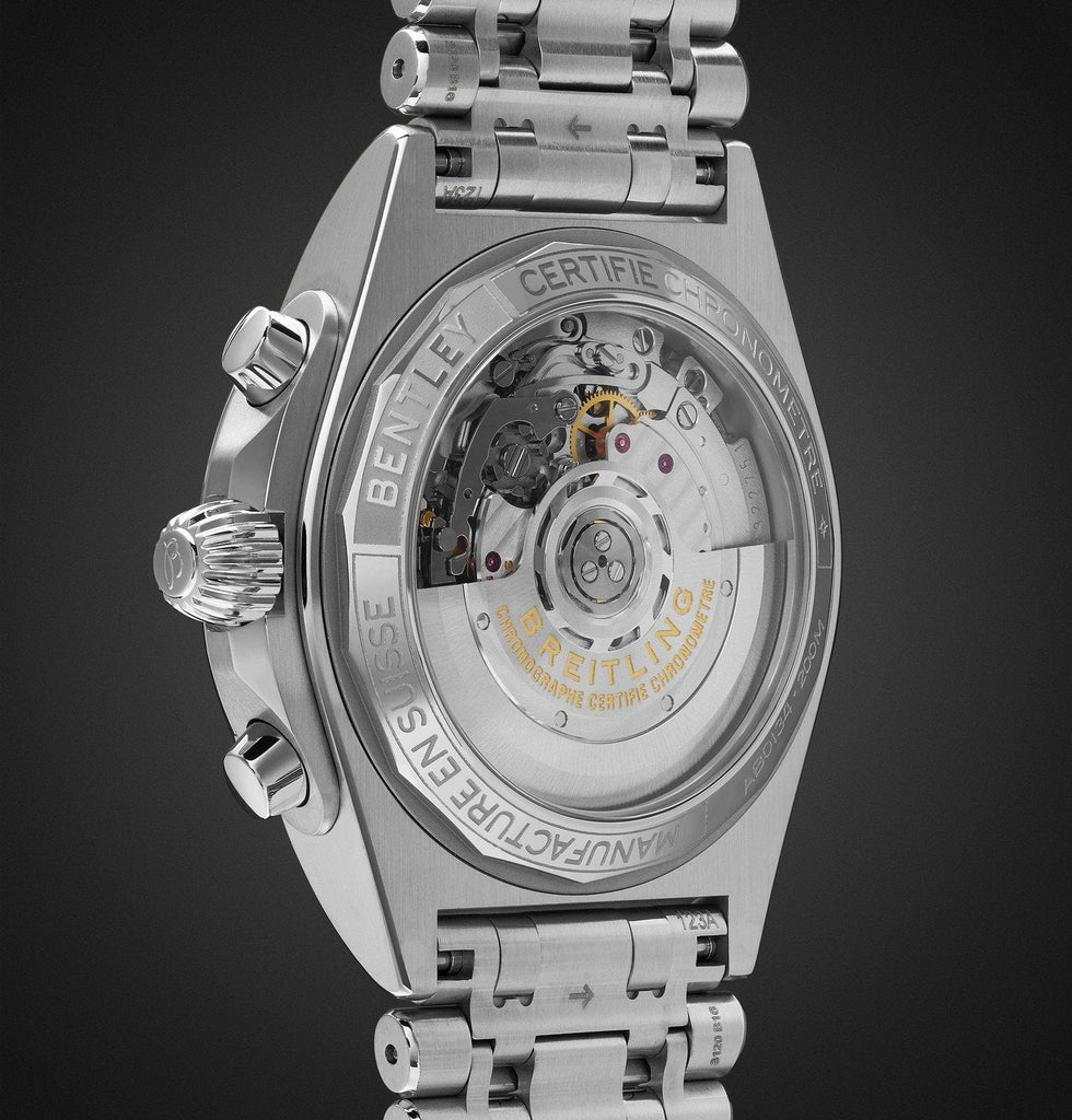 Breitling Chronomat B01 42mm Green Dial Silver Steel Strap Watch for Men - AB01343A1L1A1 Buy Now By Breitling