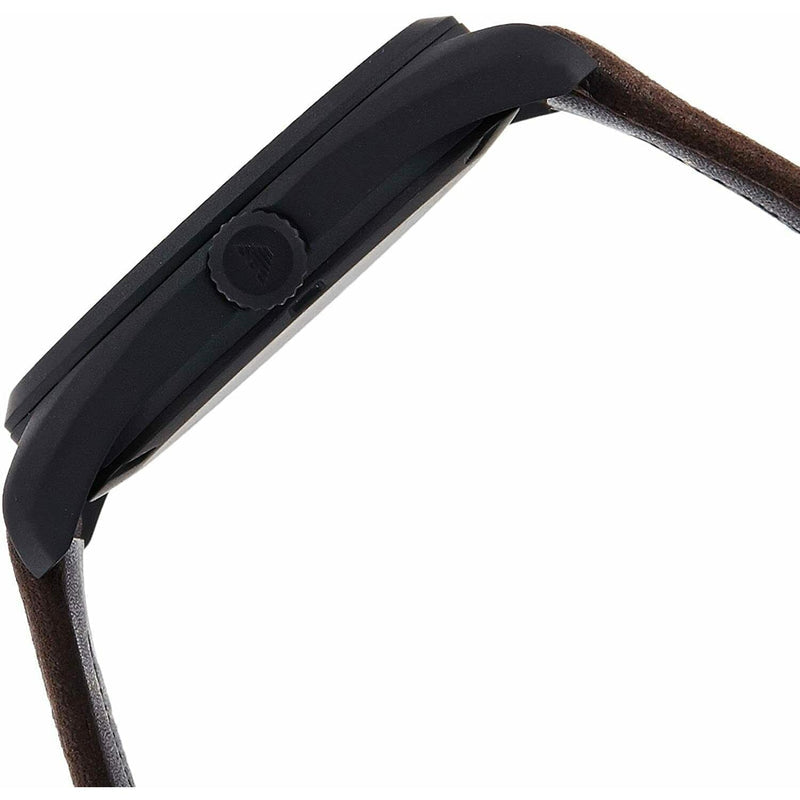 Emporio Armani Sportivo Chronograph Beige Dial Brown Leather Strap Watch For Men - AR6078 Buy Now By Emporio Armani