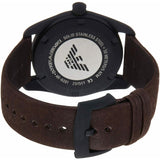 Emporio Armani Sportivo Chronograph Beige Dial Brown Leather Strap Watch For Men - AR6081 Buy Now By Emporio Armani