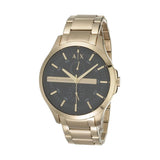Armani Exchange Hampton Chronograph Black Dial Gold Steel Strap Watch For Men - AX2122 Buy Now By Armani Exchange