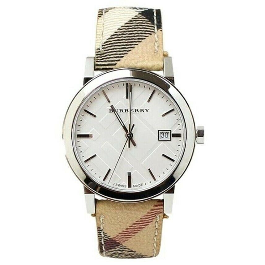 Burberry The City Silver Dial Brown Leather Strap Watch for Women - BU9025 Buy Now By Burberry