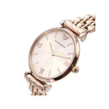 Emporio Armani T-Bar Gianni Rose Gold Dial Rose Gold Steel Strap Watch For Women - AR11059 Buy Now By Emporio Armani