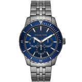 Michael Kors Chronograph Cunningham Multifunction Blue Dial Grey Steel Strap Watch For Men - MK7155 Buy Now By Michael Kors