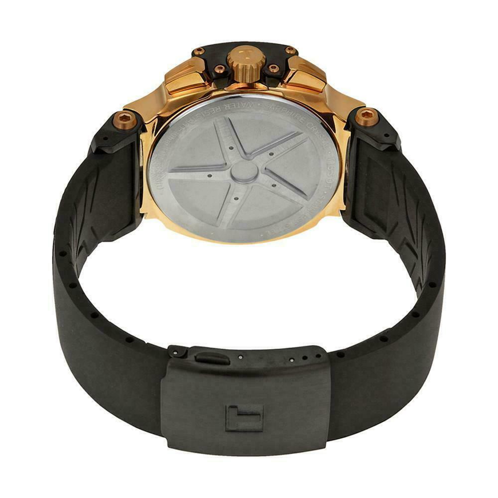 Tissot T Race Chronograph Automatic Black Dial Black Rubber Strap Watch for Men - T048.417.27.057.06 Buy Now By Tissot