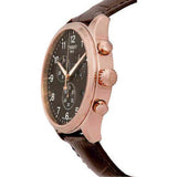 Tissot Chrono XL Black Dial Brown Leather Strap Watch For Men - T116.617.36.057.01 Buy Now By Tissot
