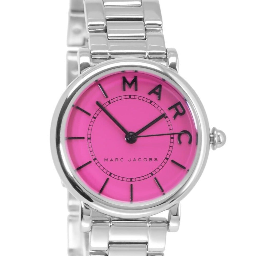 Marc Jacobs Roxy Pink Dial Silver Steel Strap Watch for Women - MJ3528 Buy Now By Marc Jacobs