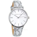 Michael Kors Addyson Quartz White Dial Gray Leather Strap Watch for Women - MK2951 Buy Now By Michael Kors