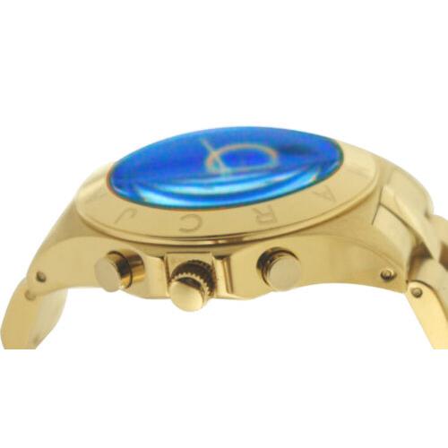 Marc Jacobs Blade Chronograph Blue Dial Gold Steel Strap Watch for Women - MBM3307 Buy Now By Marc Jacobs