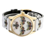 Gucci G Timeless Quartz White Dial White Leather Strap Watch For Women - YA1264109 Buy Now By Gucci