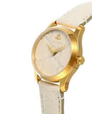 Gucci G Timeless Quartz White Dial White Leather Strap Watch For Women - YA126580A Buy Now By Gucci