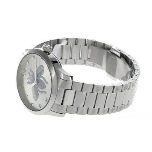 Gucci G Timeless Silver Dial Silver Steel Strap Watch For Women - YA1264126 Buy Now By Gucci