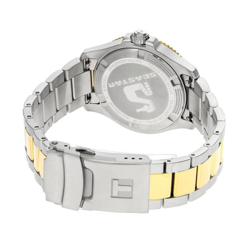 Tissot Seastar 1000 Black Dial Two Tone Steel Strap Watch for Women - T120.210.22.051.00 Buy Now By Tissot