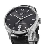 Tissot Chemin Des Tourelles Powermatic 80 Black Dial Black Leather Strap Watch For Men - T099.407.16.447.00 Buy Now By Tissot