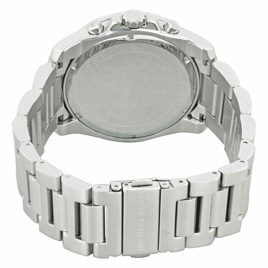 Michael Kors Brecken Chronograph Silver Dial Silver Steel Strap Watch For Women - MK8562 Buy Now By Michael Kors