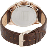 Tommy Hilfiger Baker Chronograph Blue Dial Brown Leather Strap Watch For Men - 1710453 Buy Now By Tommy Hilfiger