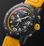 Breitling Endurance Pro Black Dial Yellow Rubber Strap Watch for Men - X82310A41B1S1 Buy Now By Breitling