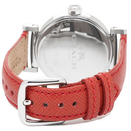 Coach Madison White Dial Red Leather Strap Watch for Women - 14502407 Buy Now By Coach