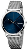 Calvin Klein Minimal Blue Dial Silver Mesh Bracelet Watch for Men - K3M2112N Buy Now By Calvin Klein