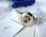 Swarovski Lovely Crystal Black Dial Silver Steel Strap Watch for Women - 1160305 Buy Now By Swarovski