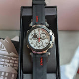 Tissot T Race Chronograph White Dial Black Silicone Strap Watch For Men - T115.417.27.011.00 Buy Now By Tissot