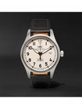 IWC Pilot's Watch Mark XVIII White Dial Black Leather Strap Watch for Men - IW327002 Buy Now By IWC