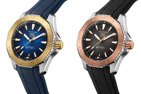 Tag Heuer Aquaracer Professional 200 Automatic Diamonds Black Dial Black Rubber Strap Watch for Women - WBP2451.FT6200 Buy Now By Tag Heuer