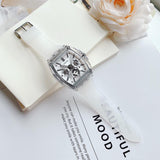 Guess Phoenix Multi Function Silver Dial White Rubber Strap Watch for Men - GW0203G1 Buy Now By Guess