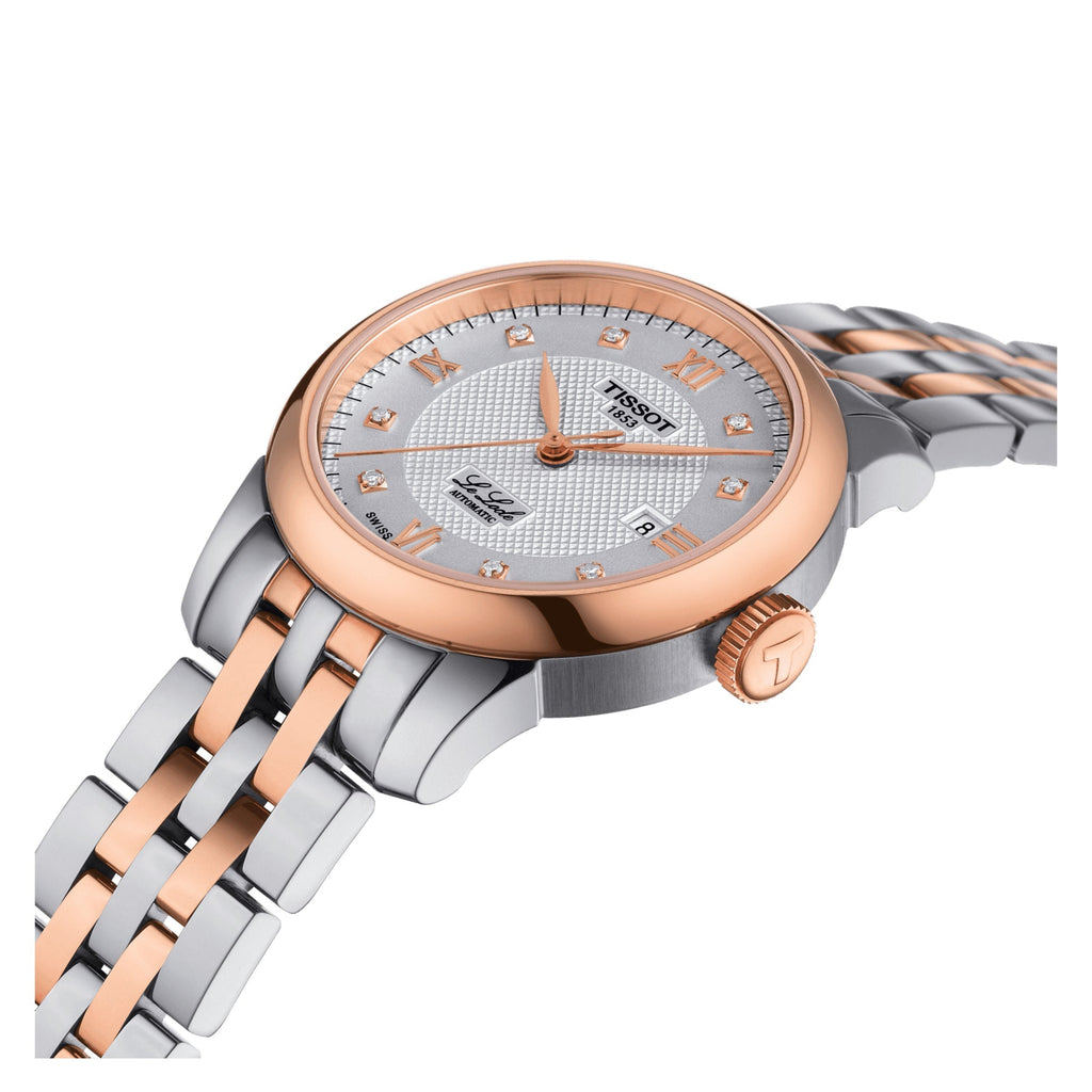 Tissot T Classic Le Locle Automatic Lady Silver Dial Two Tone Steel Strap Watch For Women - T006.207.22.036.00 Buy Now By Tissot