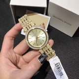 Michael Kors Darci Gold Dial Gold Steel Strap Watch for Women - MK4325 Buy Now By Michael Kors