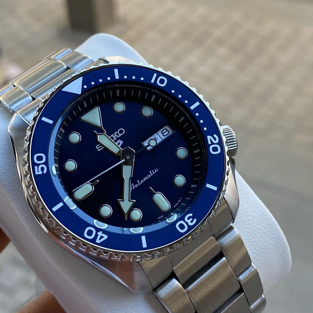 Seiko 5 Sports Automatic Analog Blue Dial Silver Steel Strap Watch For Men - SRPD51K1 Buy Now By Seiko