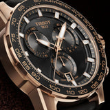 Tissot Supersport Chrono Black Dial Black Leather Strap Watch for Men - T125.617.36.051.00 Buy Now By Tissot