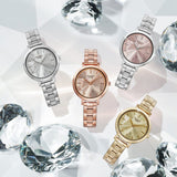 Hugo Boss Allusion Rose Gold Dial Rose Gold Steel Strap Watch For Women - 1502418 Buy Now By Hugo Boss