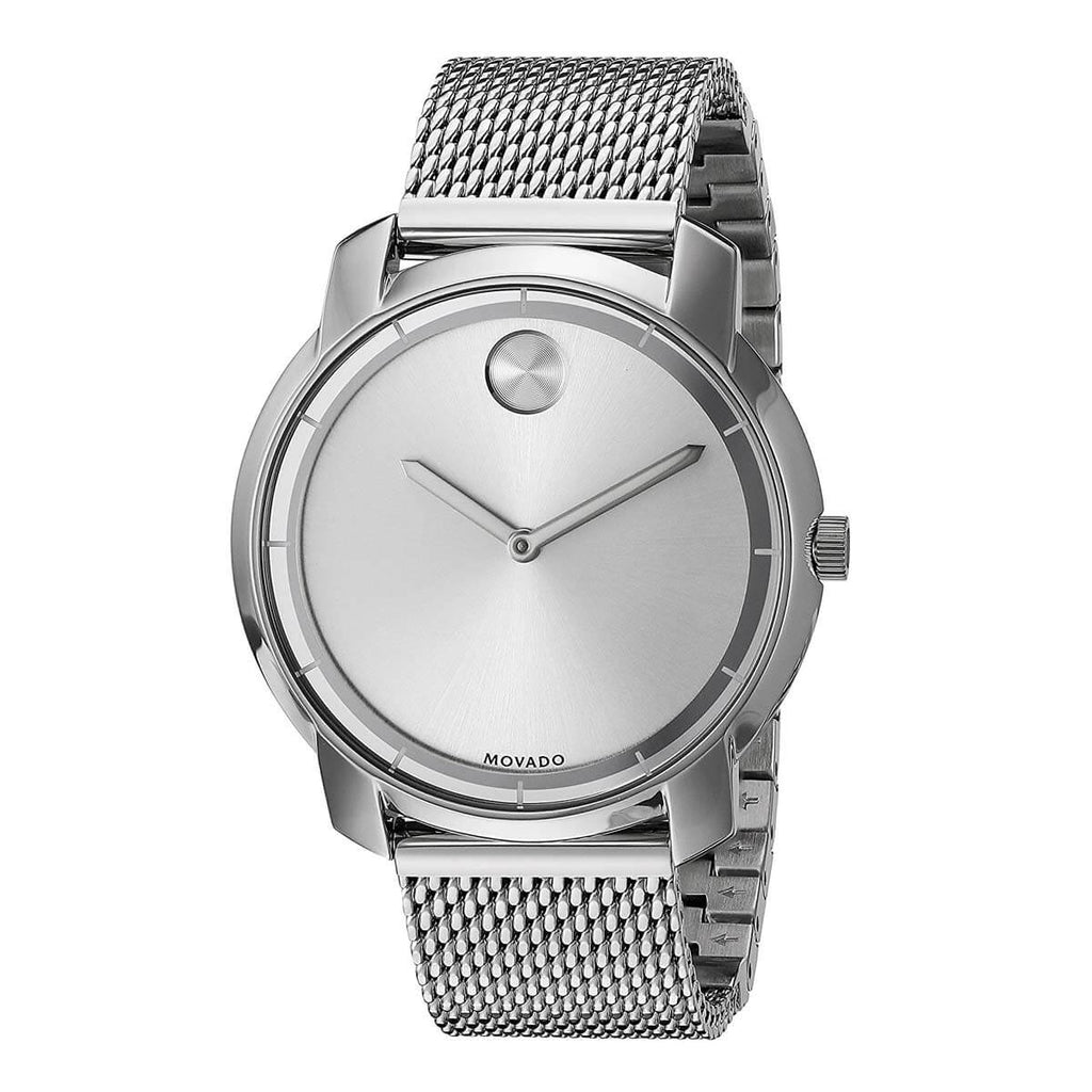 Movado Bold Silver Dial Silver Mesh Bracelet Watch For Women - 3600241 Buy Now By Movado