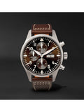 IWC Pilot's Watch Chronograph Edition Brown Dial Brown Leather Strap Watch for Men - IW377713 Buy Now By IWC