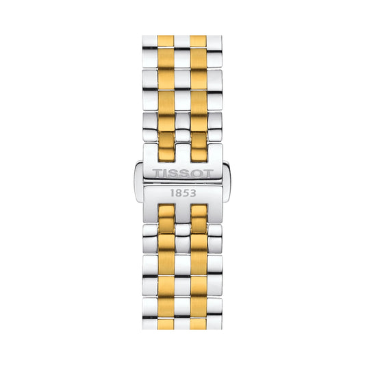 Tissot T Classic Bridgeport Mother of Pearl Dial Two Tone Steel Strap Watch For Women - T097.010.22.116.00 Buy Now By Tissot