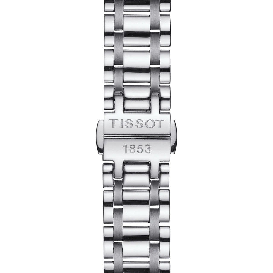 Tissot T Trend Couturier Lady Black Dial Silver Steel Strap Watch For Women - T035.210.11.051.00 Buy Now By Tissot