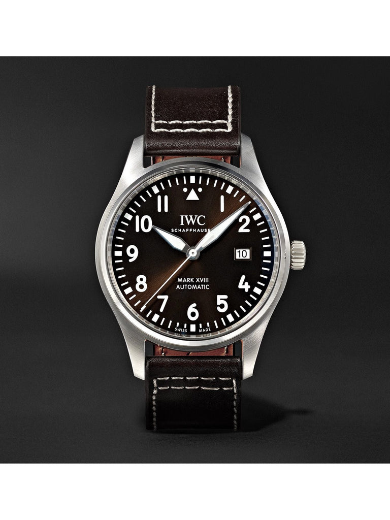 IWC Pilot's Watch Mark XVII Edition "Antoine De Saint Exupery" Brown Dial Brown Leather Strap Watch for Men - IW327003 Buy Now By IWC