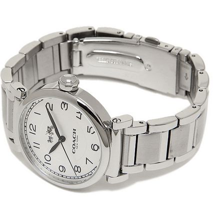 Coach Madison White Dial Silver Steel Strap Watch for Women - 14502394 Buy Now By Coach