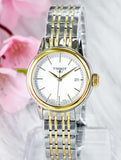Tissot Carson Steel Lady White Dial Quartz Watch For Women - T085.210.22.011.00 Buy Now By Tissot