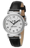 Coach Madison White Dial Black Leather Strap Watch for Women - 14502406 Buy Now By Coach