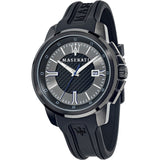 Maserati SFIDA Black Dial Black Rubber Strap Watch For Men - R8851123004 Buy Now By Maserati