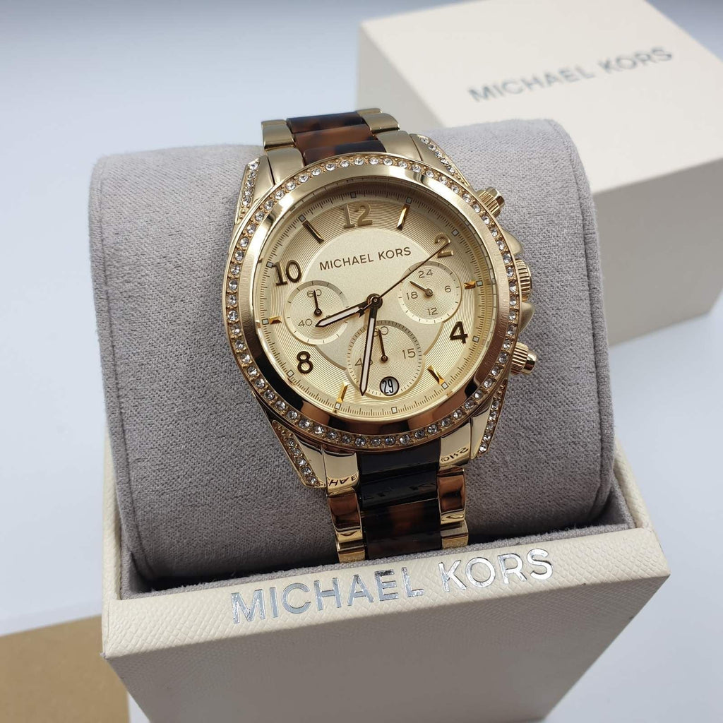 Michael Kors Blair Gold Dial Two Tone Steel Strap Watch for Women - MK6094 Buy Now By Michael Kors